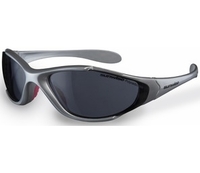 (?)Sunwise Predator Sunglasses (Shiny Silver Frame with Smoke Lens) (Shiny Silver)