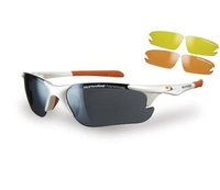 Sunwise Twister Sunglasses Plus 3 Lens sets (White) (White)