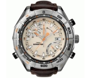Timex E-Altimeter Watch Brown Leather Strap (Timex E-Altimeter Watch Brown Leather Strap)