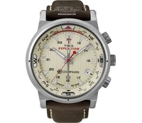 Timex Expedition E-Compass Brown Leather Strap