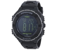 Timex Expedition Shock XL Vibrating Alarm Black Resin Strap Watch (Timex Expedition Shock XL Vibrating Alarm Black Resin Strap Watch)