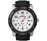 Timex Rugged Analogue Black Canvas Strap
