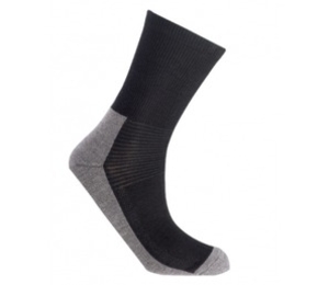 Trekmates Merino Wool Socks (Black/Charcoal 2 Pack Medium) (Medium UK 7-9.5)