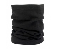 Trekmates Unisex Merino Neck Tube (Black/One Size) (Black/One Size)