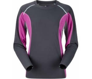 Trekmates Women Element Crew Neck Purple/Grey (Size 12) (Medium/UK12)
