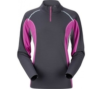 Trekmates Women Element Zip Top Purple/Grey (Size 14) (Large/UK14)