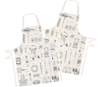 Victoria Eggs British Barbecue Apron (Grey) (Grey)