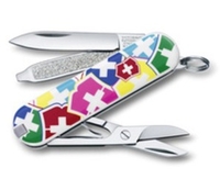 Victorinox Classic SD Vx Colours Keyring Sized (Vx Colours Classic)