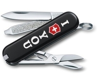 Victorinox Classic SD (I Love You Black) Keyring Size (Black)