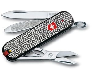 Victorinox Classic SD (Labyrinth) Keyring Size