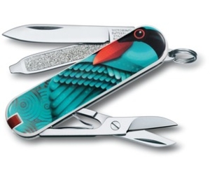 Victorinox Classic SD (Spread Your Wings) Keyring Size