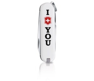 Victorinox Classic SD White (I Love You - Classic Gift) Keyring Size (White)