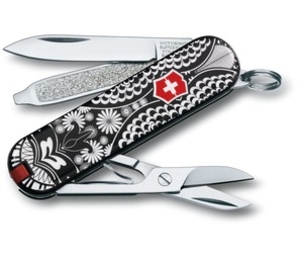 Victorinox Classic SD (White Shadow) Keyring Size