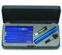 Victorinox Solitaire and Jelly SwissCard Pocket Tool Set (Blue) (Blue)