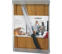 Wenger Grand Maitre Knife Bread Set With Bamboo Board (Wenger Grand Maitre Bread Set With Bamboo Board)