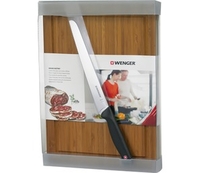 Wenger Grand Maitre Salami Knife Set With Bamboo Board (Wenger Grand Maitre Salami Set With Bamboo Board)