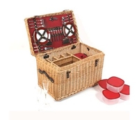Wicker Goodwood Picnic Hamper in Full Buff Willow