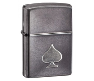 Zippo Ace Grey Dusk Lighter (28379) (Zippo Ace Gray Dusk Lighter (28379))
