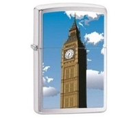 Zippo Big Ben Brushed Chrome Lighter (200BB4) (Zippo Big Ben Brushed Chrome Lighter (200BB4))