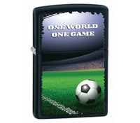 Zippo Football in Stadium Black Matte Lighter (28301) (Zippo Football in Stadium Black Matte Lighter (28301))