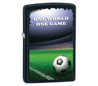Zippo Football In Stadium Black Matte Lighter (Zippo Football In Stadium Black Matte Lighter)