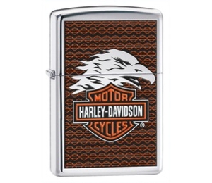 Zippo Harley Davidson Eagle High Polished Chrome Lighter (Zippo Harley Davidson Eagle High Polished Chrome Lighter)