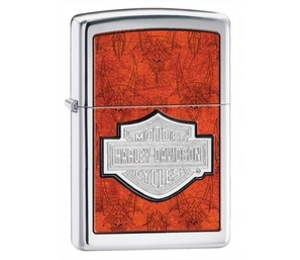 Zippo Harley Davidson Logo High Polished Chrome Lighter (Zippo Harley Davidson Logo High Polished Chrome Lighter)