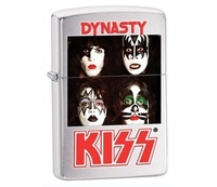 Zippo Kiss Dynasty Brushed Chrome Lighter (28019) (Zippo Kiss Dynasty Brushed Chrome Lighter (28019))