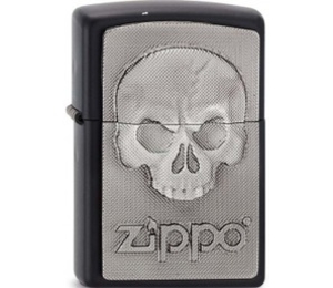 Zippo Phantom Skull Black Matte Lighter (2003546) (Zippo Phantom Skull Black Matte Lighter (2003546))
