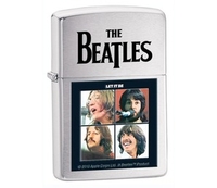 Zippo The Beatles Let It Be Brushed Chrome Lighter (28254) (Zippo The Beatles Let It Be Brushed Chrome Lighter (28254))