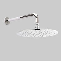 300MM ROUND LED SHOWER HEAD AND ARM BUNDLE