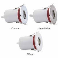 6x Biard Bathroom IP65 Fire Rated GU10 Downlight