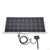 Biard 100W White Solar Panel Kit with End/Side Mounts,  10A Charge Controller & 5m Extension Cables