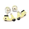 Cream Retro Vespa Cufflinks