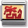 Dragon Red Enamel Nomination Charm