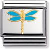 Dragonfly Enamel Nomination Charm