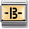Enamel B- Blood Nomination Charm