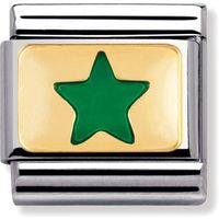 Enamel Green Star Nomination Charm