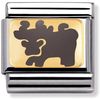Enamel Grey Ox Nomination Charm