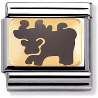 Enamel Grey Ox Nomination Charm