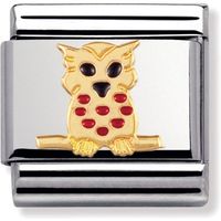 Enamel Owl Nomination Charm