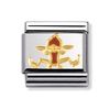 Enamel Playing Pixie Nomination Charm