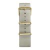 Nylon White Gold Plated Buckle EX-N-STRPG-20-IV Oxygen Strap