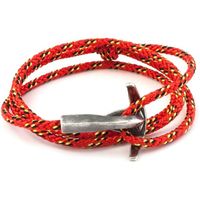 Red Signature Bruce ANCHOR + CREW Rope Bracelet