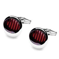 Ruby CITYPOD Stripe Cufflinks
