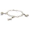 Silver Charm Chain Bracelet