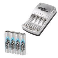 Ansmann Photocam III Battery Charger + 4 x 2700mAh AA Rechargeable Batteries