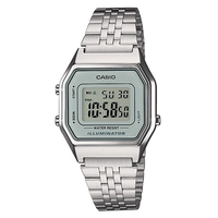 Casio Ladies Digital Stainless Steel Watch - Silver