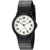 Casio Unisex Quartz Watch with Black Resin Strap