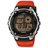 Casio World Time LCD Watch - Orange